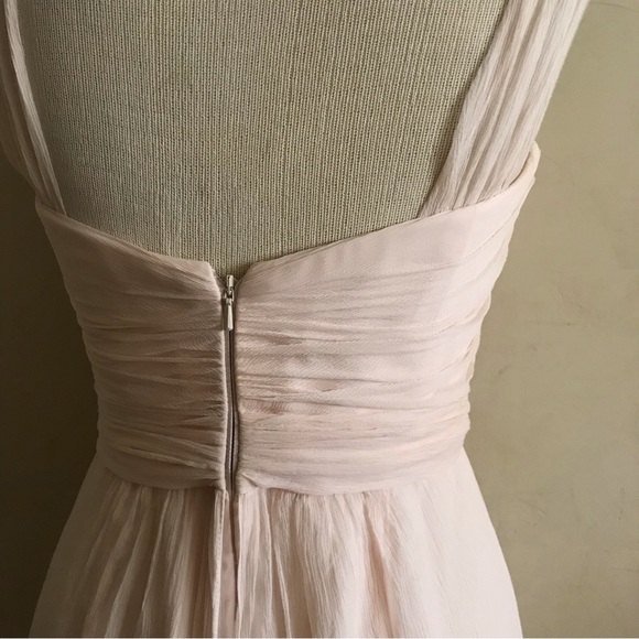 Angelic Grecian Style Silk Dress - Picture 4 of 11